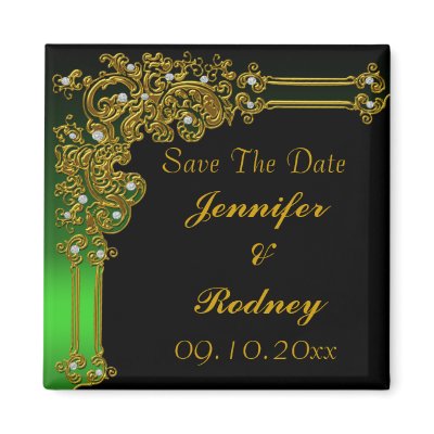 Save The Date Wedding Magnet