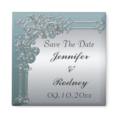 Save The Date Wedding Magnet