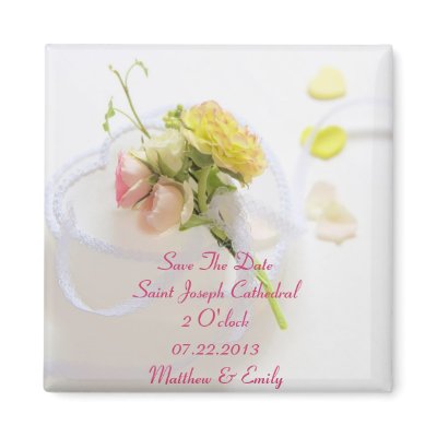 Save The Date Wedding Magnet