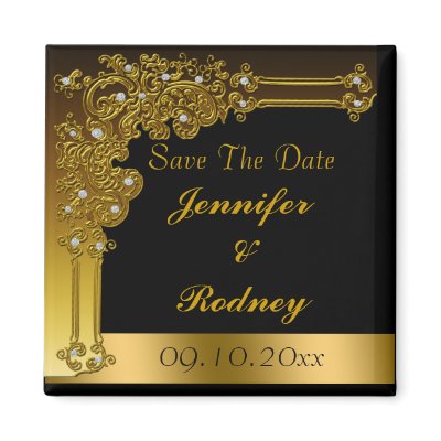 Save The Date Wedding Magnet