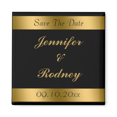 Save The Date Wedding Magnet