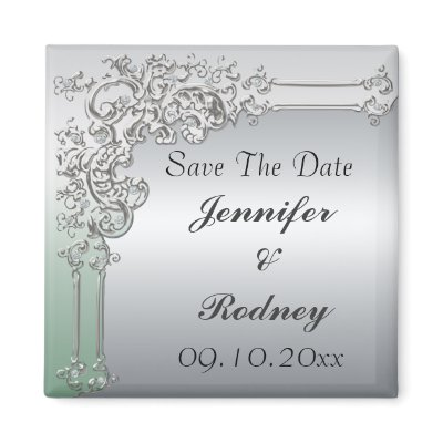 Save The Date Wedding Magnet