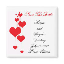 Save the Date Wedding Magnet Template by DreamWed Save the Date Wedding Magnet Template