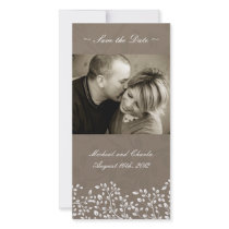 Save the Date Wedding Photocard (4x8) Picture Card