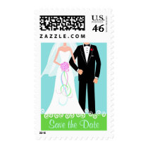 Save the Date Wedding Postage postage