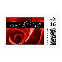 Save The Date Wedding Postage Stamp