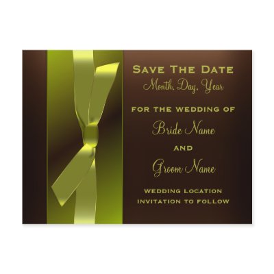 Save The Date Wedding Post Card