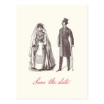 Save the Date Wedding Postcard postcards