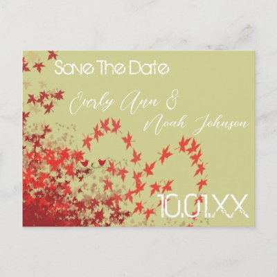 Save the Date Wedding Postcards