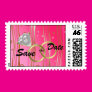 Save the Date Wedding Rings Postage Stamps Save the Date Wedding Rings Postage Stamps