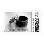 Save the Date Wedding Rings Postage