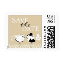 Save The Date Wedding Small Postage