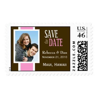 Save the Date Wedding Stamps