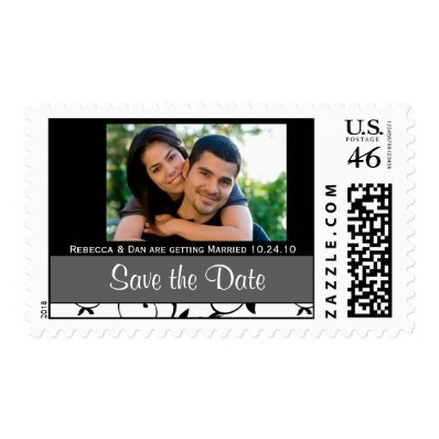 Save the Date Wedding Stamps