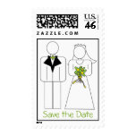 Save the Date Wedding Stamps