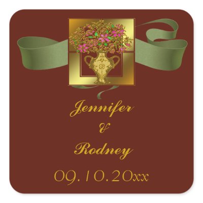Save The Date Wedding Sticker