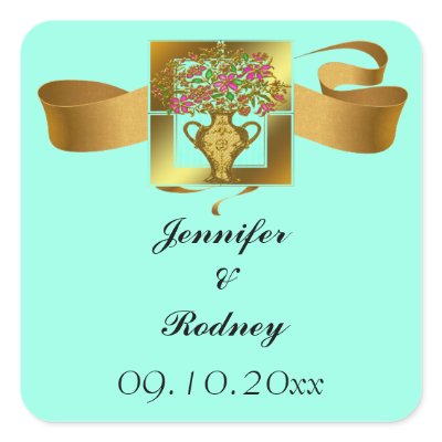 Save The Date Wedding Sticker