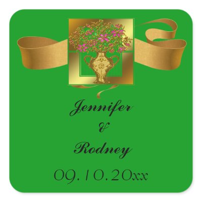 Save The Date Wedding Sticker
