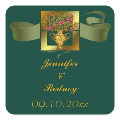 Save The Date Wedding Sticker