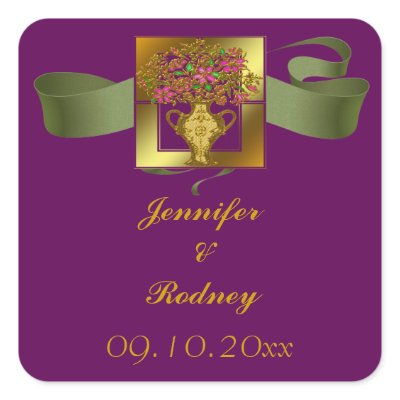 Save The Date Wedding Sticker