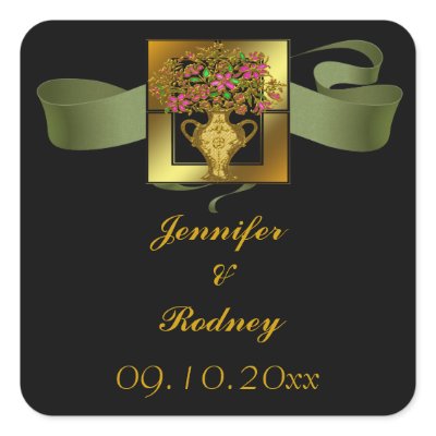 Save The Date Wedding Sticker