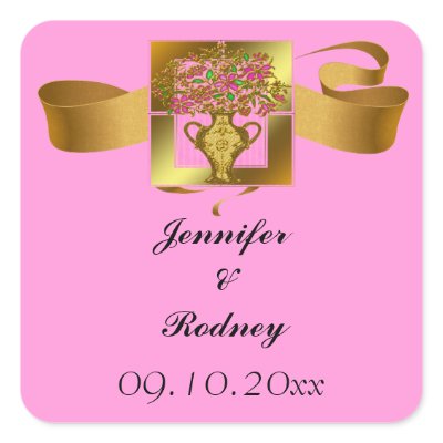 Save The Date Wedding Sticker