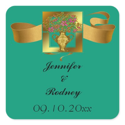 Save The Date Wedding Sticker