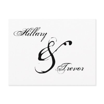Save the Date. Wedding Thank You Post Card