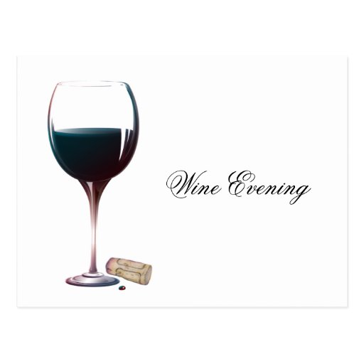 Save the Date Wine Evening Postcard Zazzle Save the Date Wine Evening Postcard Zazzle
