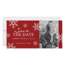 Save the Date - Winter Wedding Photo Cards