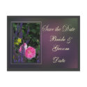 Save the date ... with flowers postcards
