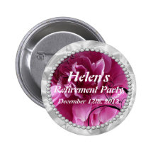 Save the Date with Pearls and Pink Floral Design