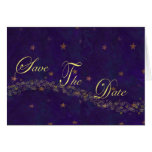 SAVE THE DATE WITH STARS CARD