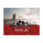 Save the Date with YOUR Photo -Deep Blush Post Cards