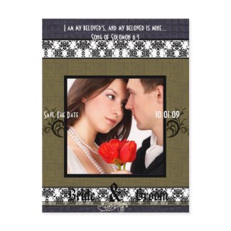 Save The Date with Your Photo postcard