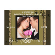 Save The Date with Your Photo postcards by samack Save The Date with Your Photo postcards