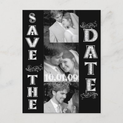 Save The Date with Your Photos Postcard