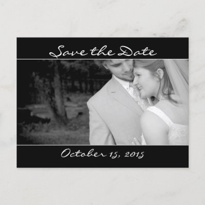 Save The Date with Your Photos Postcard