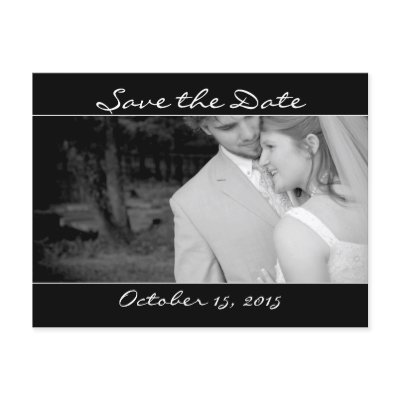 Save The Date with Your Photos postcards