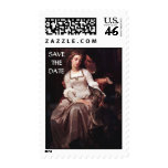 Save The Date Young Couple Isolde and Tristan postage