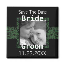 Save The Date Your Photo Magnet -