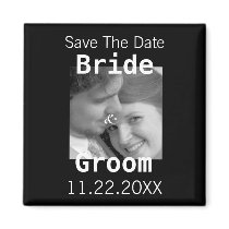 Save The Date Your Photo Magnet -