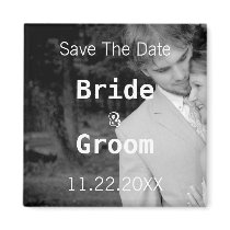 Save The Date-Your Photo magnets