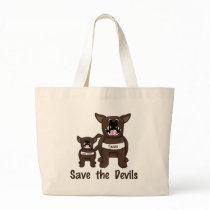 Save the Devils bags by naturetees Save the Devils bags