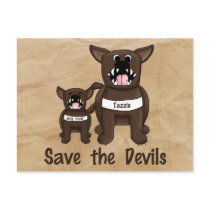 Save the Devils postcards by naturetees Save the Devils postcards