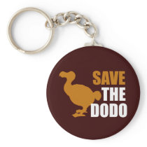 Save The Dodo Bird! Key Chain