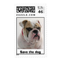 Save the dog postage by Pixelbusters Save the dog postage