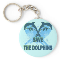 SAVE THE DOLPHINS KEY CHAIN