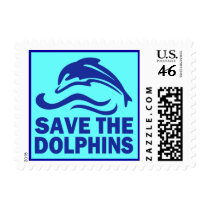 Save The Dolphins Postage Stamps