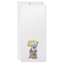 save the dolphins customized rack card